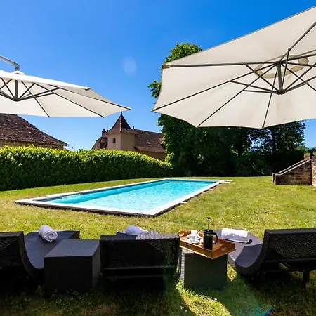 Sleeps 12 Pool Air Con Wifi Le Bourg