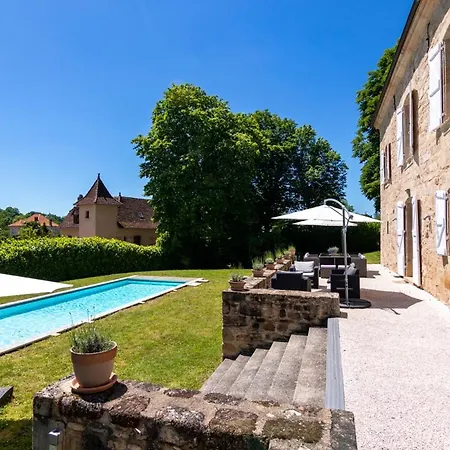 Sleeps 12 Pool Air Con Wifi Villa Le Bourg