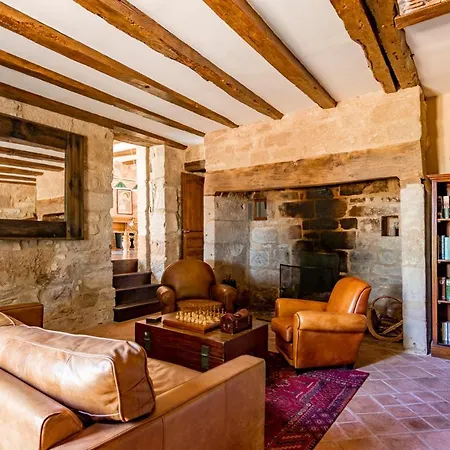 Sleeps 12 Pool Air Con Wifi Villa Le Bourg